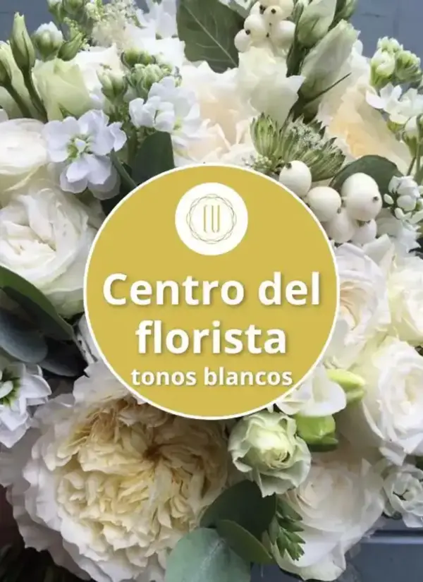 Centro del florista tonos rojos