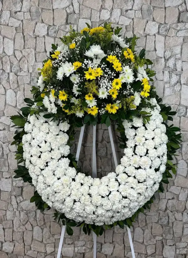Corona de flores Amatista