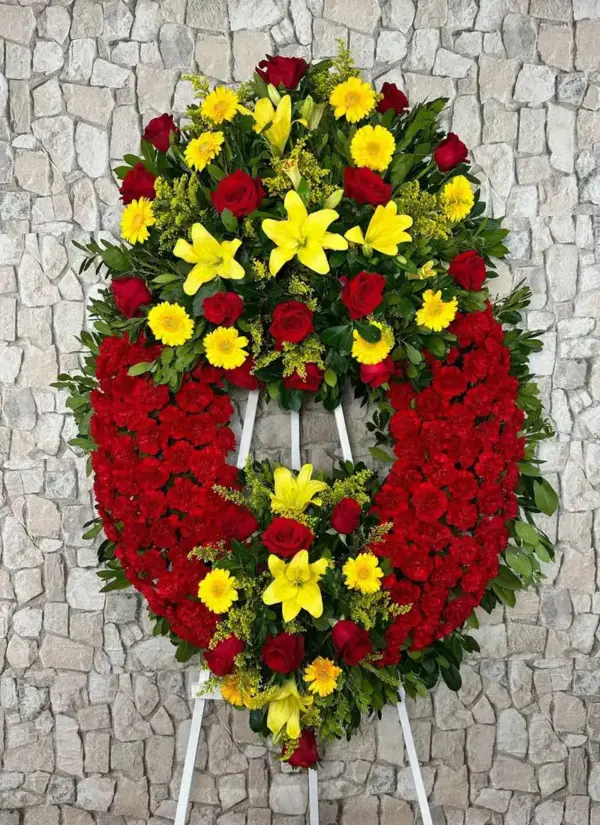 Corona de Flores Bandera de España