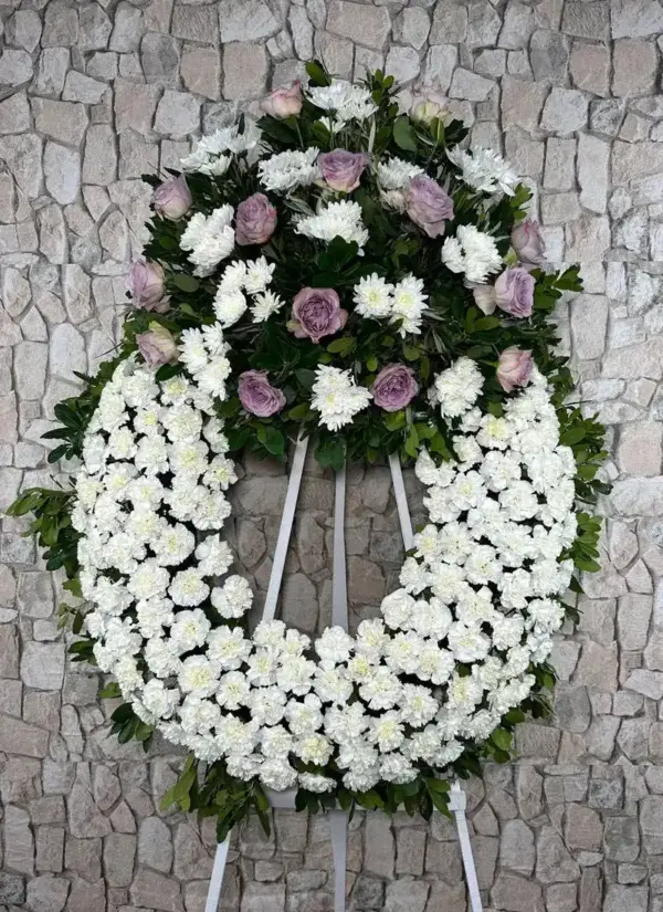 Corona de flores Cian