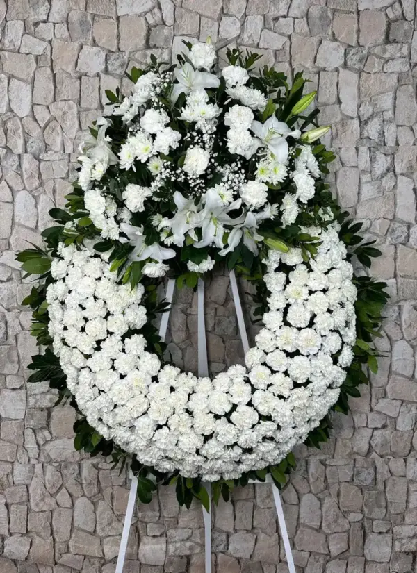 Corona de flores Jade