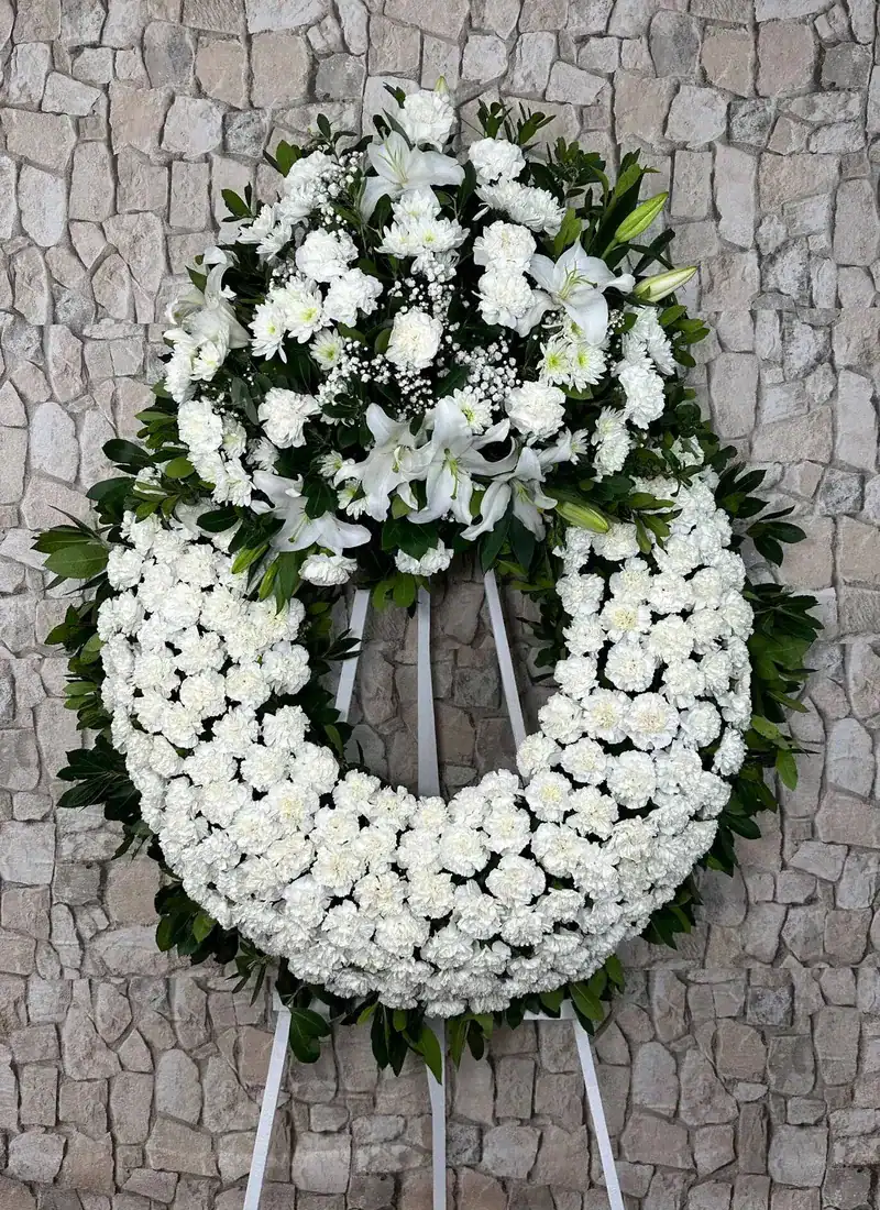 Corona de flores Jade