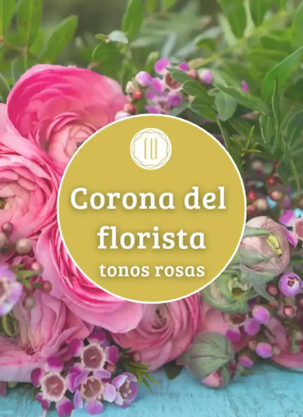 Corona del florista multicolor