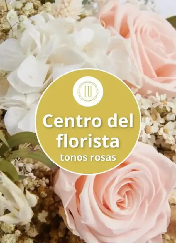 Ramo del florista tonos blancos